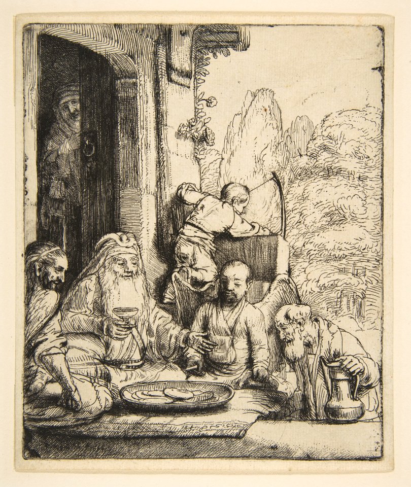 Abraham Entertaining the Angels MET DP814892