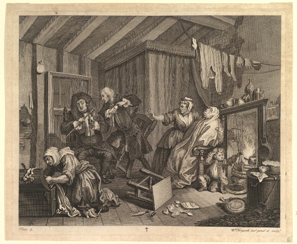 A Harlot's Progress, Plate 5 MET DP825205