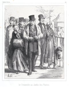 A Sunday in the botanical gardens, published in Souvenirs d'Artistes MET DP876856