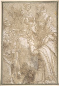 Adoration of the Madonna and Child MET DP801795