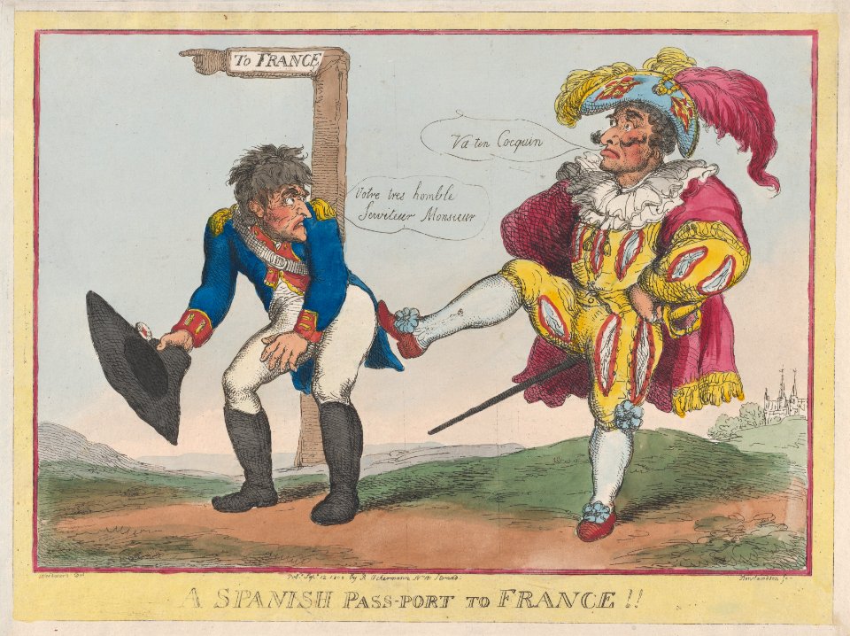 A Spanish Pass-Port to France!! MET DP873951