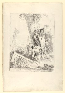 A Shepherd with two Magicians, from the Scherzi MET DP854171