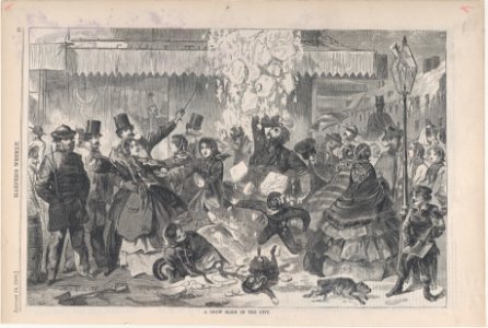 A Snow Slide in the City (Harper's Weekly, Vol. IV) MET DP875159