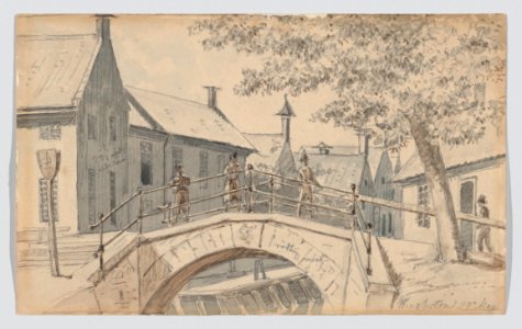 A Bridge over a Canal in Winschoten MET DP863528