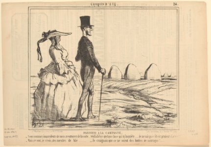 A Summer Sketch- Parisians in the Countryside MET DP210701