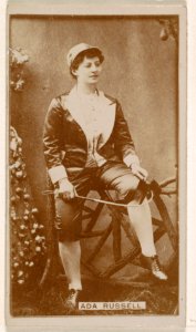 Ada Russell, from the Actresses series (N245) issued by Kinney Brothers to promote Sweet Caporal Cigarettes MET DP859477
