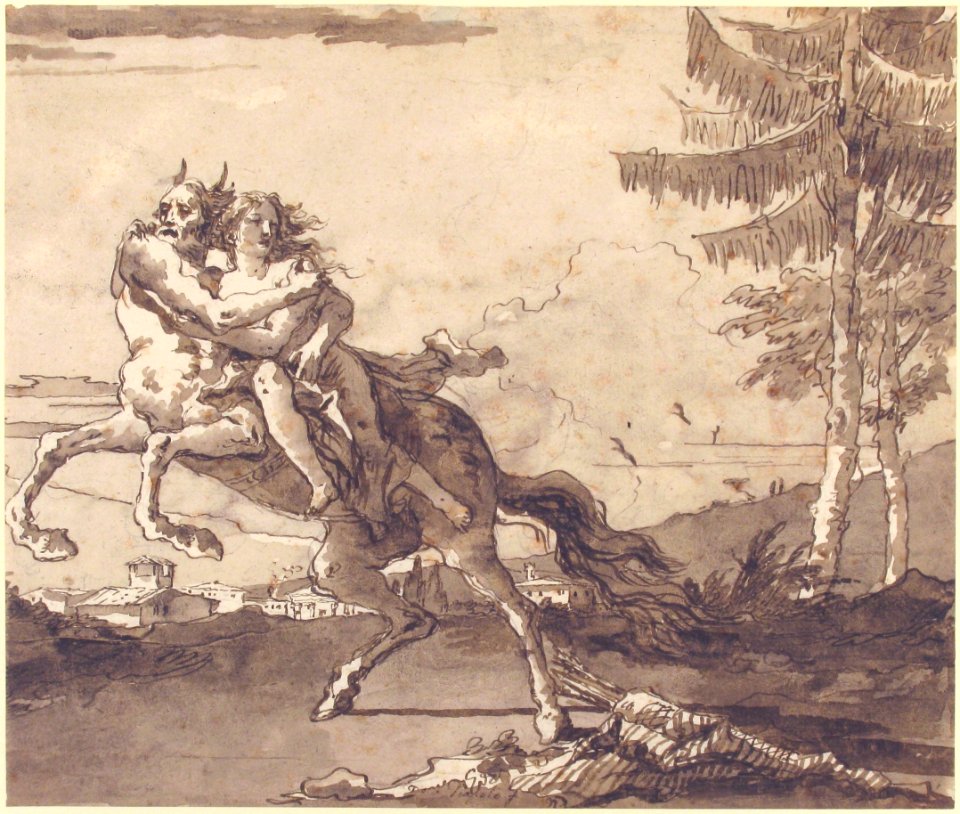 A Centaur Abducting a Nymph MET 37.165.57