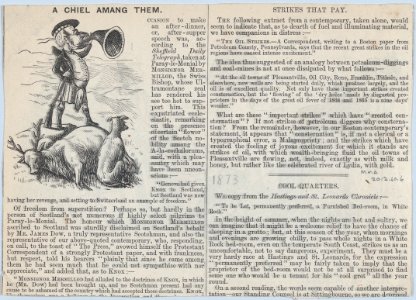 A Chiel Among Them (recto); Amusements for the Sea-side (verso) (Punch, or the London Charivari, September 20, 1873, pp. 113-14) MET DP875906