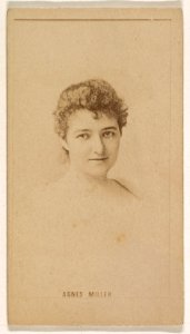 Agnes Miller, from the Actresses series (N245) issued by Kinney Brothers to promote Sweet Caporal Cigarettes MET DP859131
