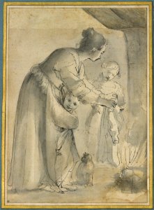 A Domestic Scene MET DT5273