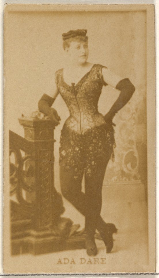 Ada Dare, from the Actors and Actresses series (N45, Type 8) for Virginia Brights Cigarettes MET DP831443