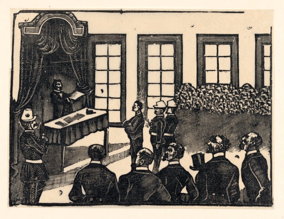 A courtroom scene MET DP869583