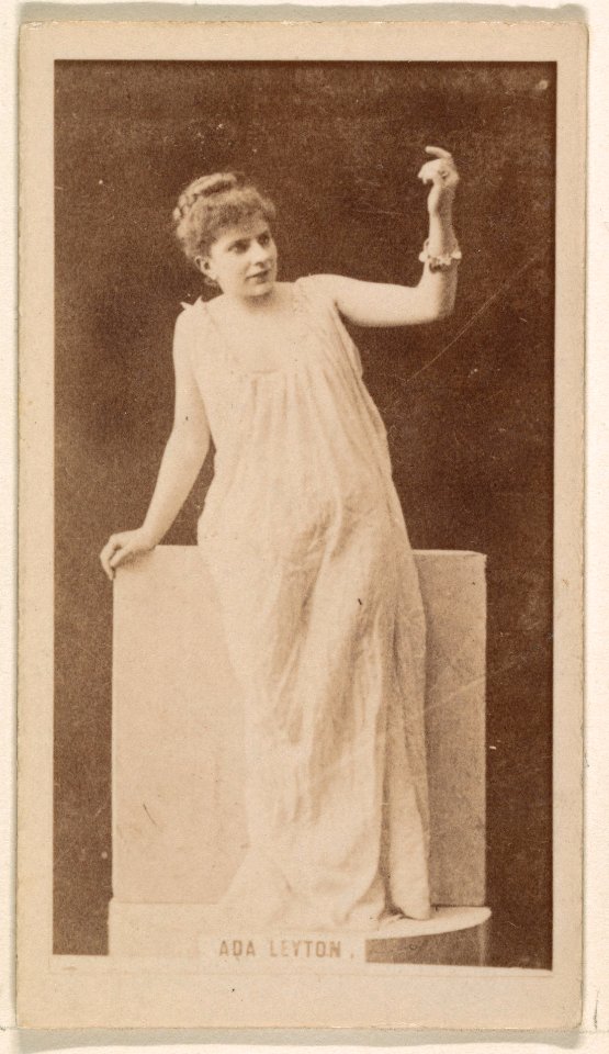 Ada Leyton, from the Actresses series (N245) issued by Kinney Brothers to promote Sweet Caporal Cigarettes MET DP858984