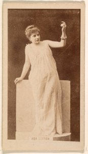 Ada Leyton, from the Actresses series (N245) issued by Kinney Brothers to promote Sweet Caporal Cigarettes MET DP858984