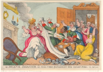 A Doleful Disaster, or Miss Fubby Fatarmin's Wig Caught Fire MET DP884522