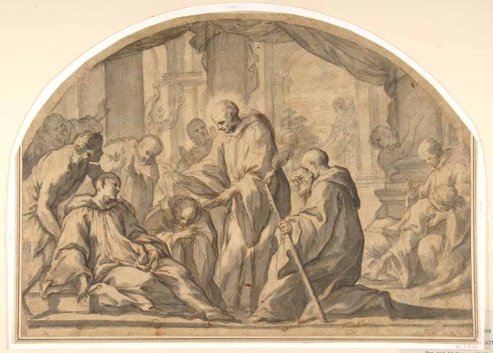 A Carthusian Saint Visiting the Plague Stricken MET DP811551