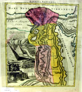 Aegyptus Hodierna, Map of Egypt MET L.2009.33.13