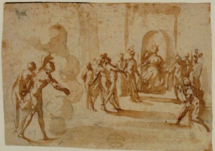 Aeneas and Achates Entering Dido's Palace in a Cloud MET 80.3.87