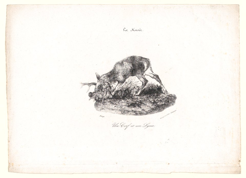 A Deer and a Lynx MET DP874143