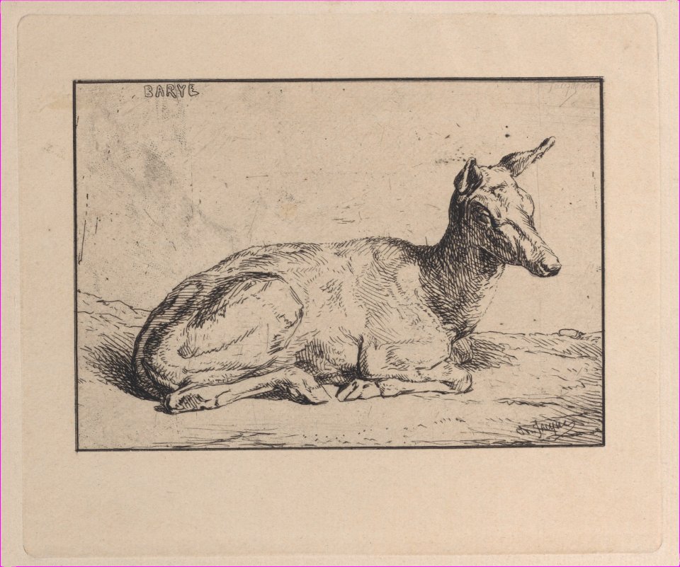 A Doe, after Barye Met DP886966