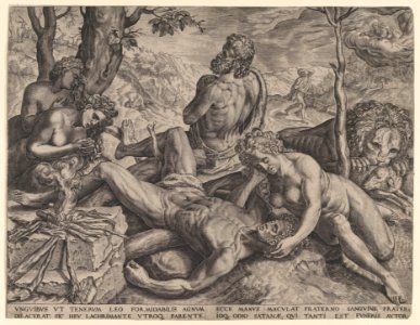 Adam and Eve Lamenting the Death of Abel MET DP874312