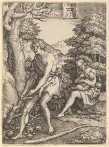 Adam and Eve at Work, from The Story of Adam and Eve MET DP836621