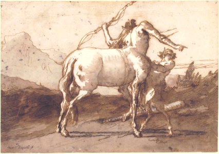 A Centaur and a Satyr MET 37.165.56