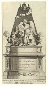 A Design for a Monument Dedicated to the Memory of Mr. Henderson MET DP860162
