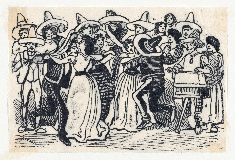 A ball, scene from the Mexican Revolution MET DP867997