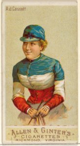 A.J. Cassatt, from the Racing Colors of the World series (N22a) for Allen & Ginter Cigarettes MET DP835153