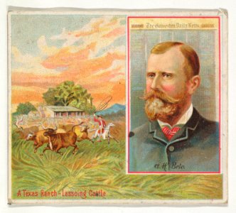 A.H. Belo, The Galveston Daily News, from the American Editors series (N35) for Allen & Ginter Cigarettes MET DP838864