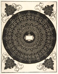 “The First Knot”. Interlaced Roundel with an Oblong Panel in its Center MET DP816477