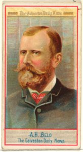 A.H. Belo, The Galveston Daily News, from the American Editors series (N1) for Allen & Ginter Cigarettes Brands MET DP827826