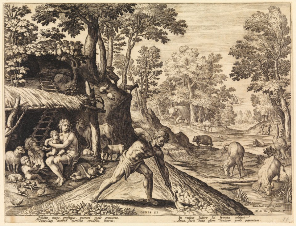 Adam at Work after the Fall from The Story of the First Men MET DP289131