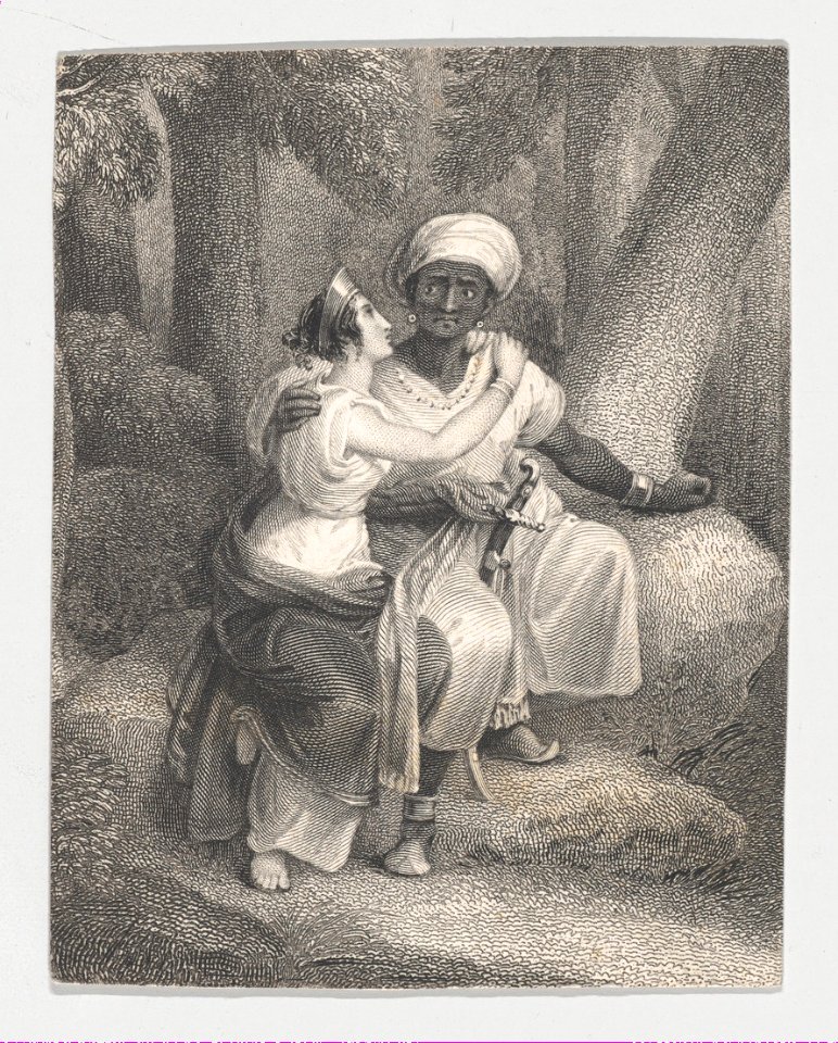 Aaron and Tamora (Shakespeare, Titus Andronicus, Act 2, Scene 3) MET DP870112