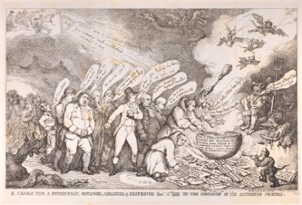 A Charm for a Democracy, Reviewed, Analysed, & Destroyed Jan 1 1799 to the Confusion of its Affiliated Friends MET DP881718