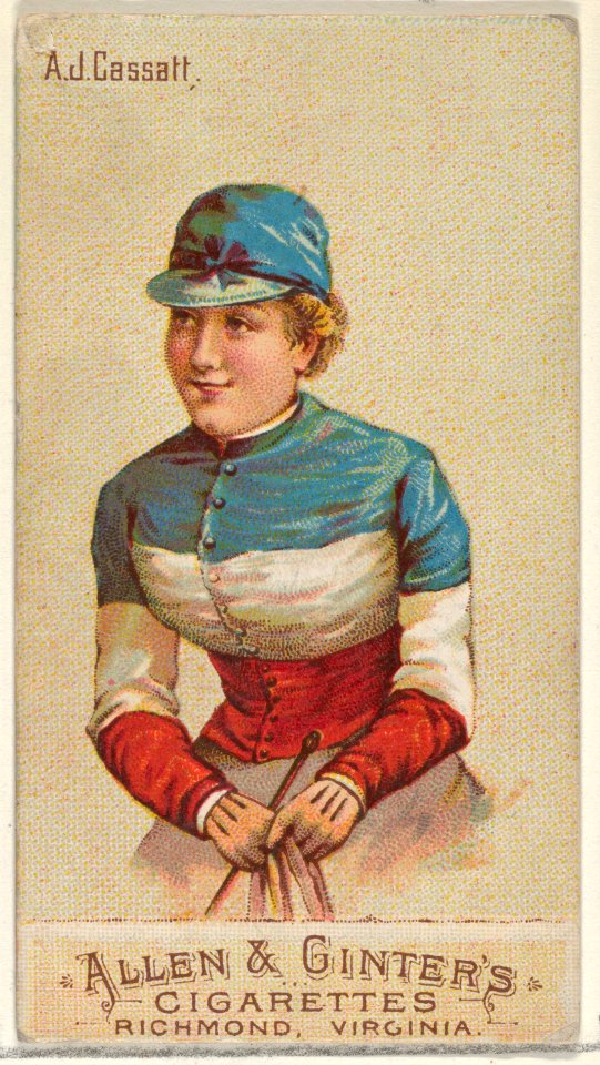 A.J. Cassatt, from the Racing Colors of the World series (N22b) for Allen & Ginter Cigarettes MET DP835208