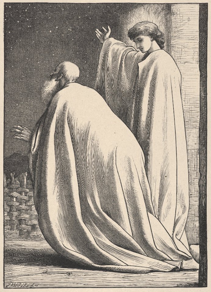 Abram and the Angel (Dalziels' Bible Gallery) MET DP835807