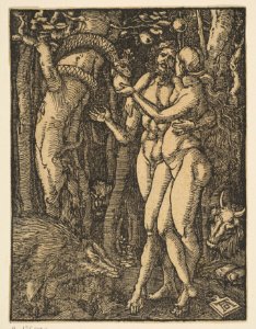Adam and Eve, from the Small Passion, copy MET DP816023
