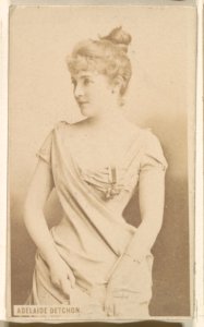 Adelaide Detchon, from the Actresses series (N246), Type 1, issued by Kinney Brothers to promote Sporting Extra Cigarettes MET DP859994