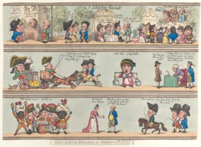 A Lilliputian Vauxhall, Grotesque Borders for Rooms & Halls Met DP884438
