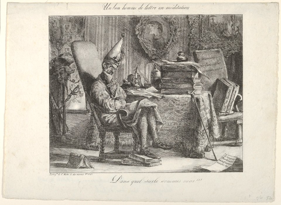A Literary Fellow Meditating MET DP851163