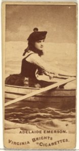Adelaide Emerson, from the Actors and Actresses series (N45, Type 1) for Virginia Brights Cigarettes MET DP829525