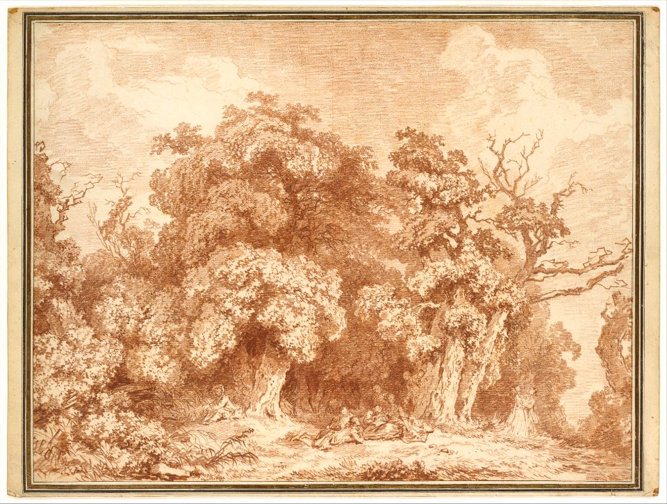 A Gathering at Wood's Edge MET DT628