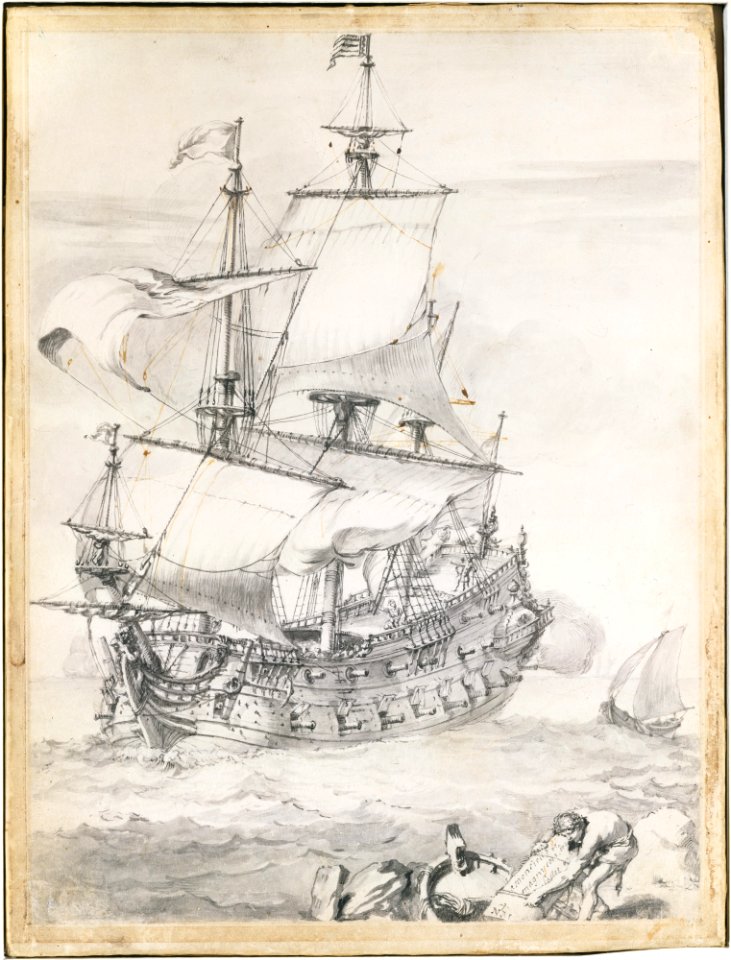 A Frigate at Sea MET DT8070