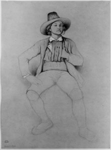 A Man in Tyrolean Costume, Seated, Smoking a Pipe MET 264989 1996.582.3