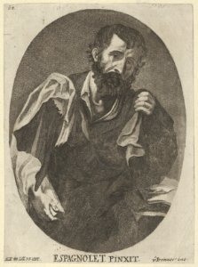A man, possibly a scholar or philosopher, from a portfolio of reproductions of the Imperial Gallery of Paintings in Vienna; plate 64 of the series MET DP836603
