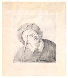 A man in a hat looking up Met DP887754