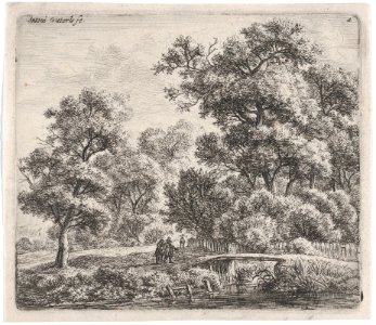 A Man and a Woman Near a Small Bridge (L'Homme et la Femme Près du Petit Pont) MET DP876297