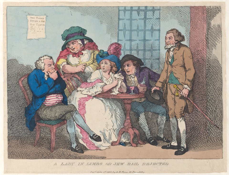 A Lady in Limbo, or Jew Bail Rejected MET DP881054